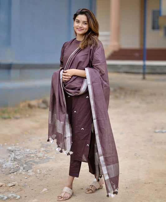 Pure Sulabh A-Line Kurti with Both Side Pockets