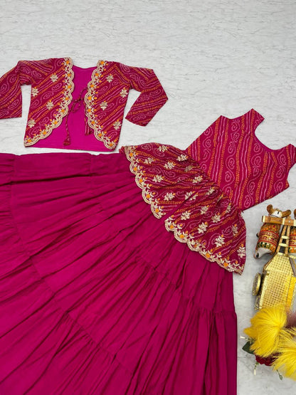 Heavy Embroidery Thared Work frowk