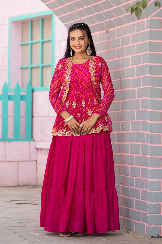Heavy Embroidery Thared Work frowk