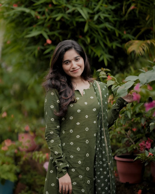 Classy Kalamkari Print Anarkali Set Perfect For All Occasion