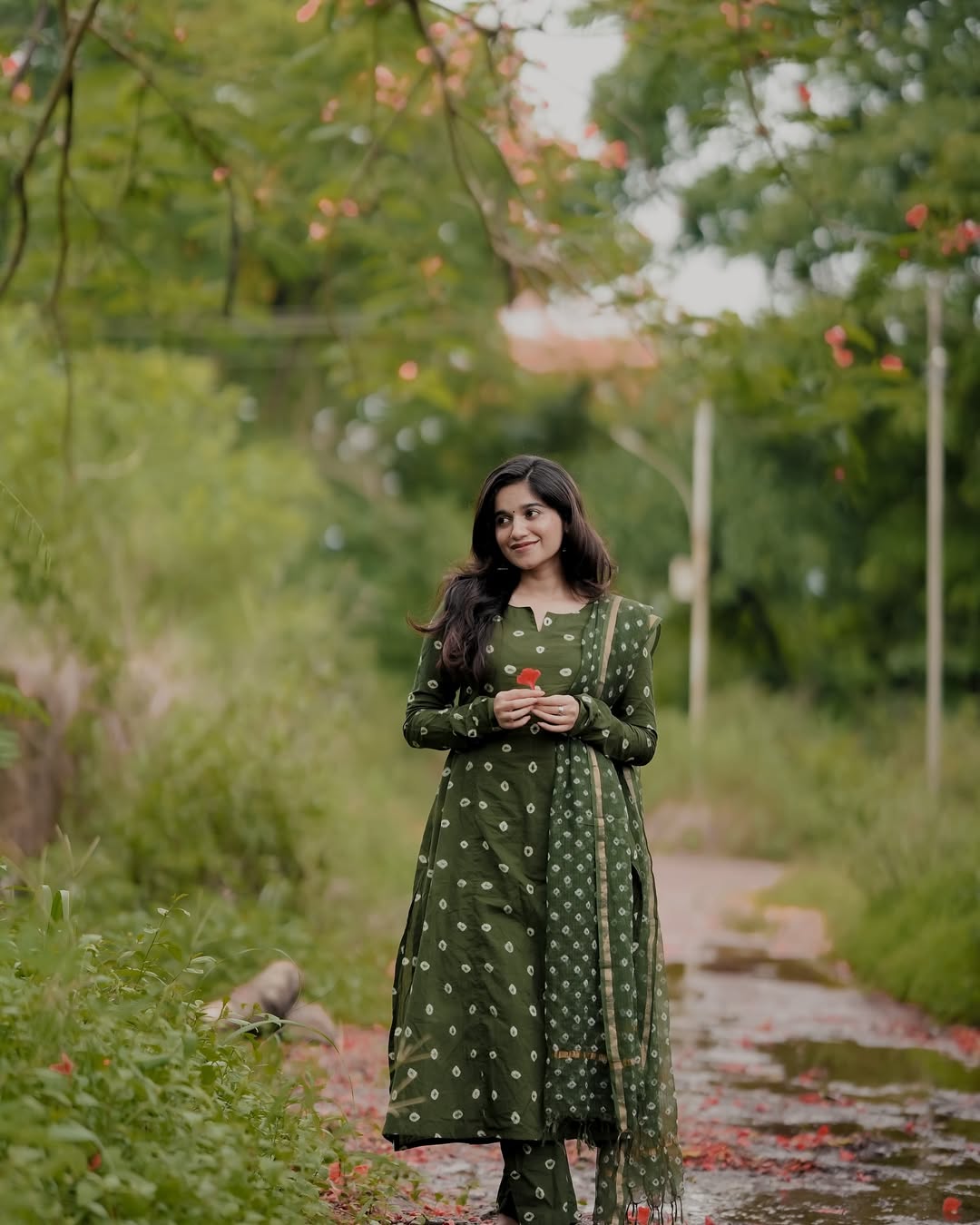 Classy Kalamkari Print Anarkali Set Perfect For All Occasion