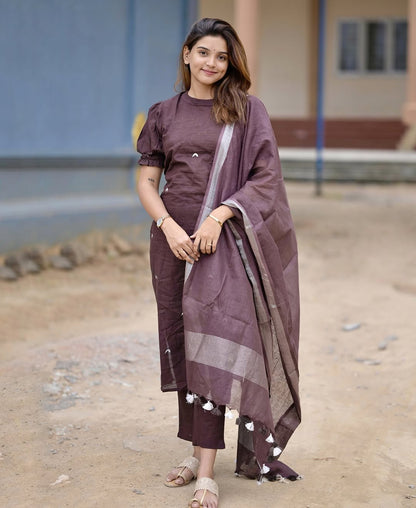 Pure Sulabh A-Line Kurti with Both Side Pockets