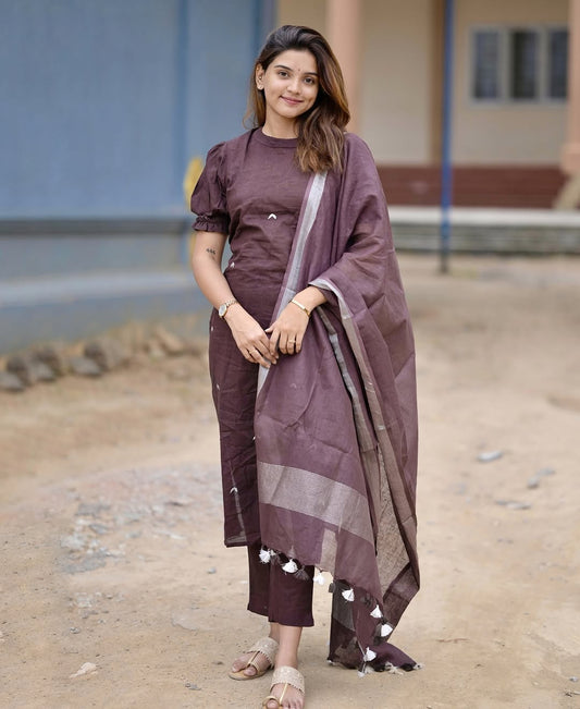 Pure Sulabh A-Line Kurti with Both Side Pockets